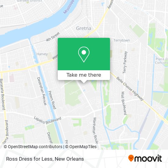 Mapa de Ross Dress for Less