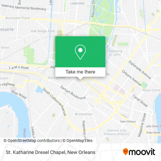 St. Katharine Drexel Chapel map