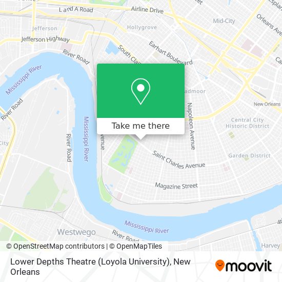 Lower Depths Theatre (Loyola University) map