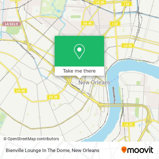 Bienville Lounge In The Dome map