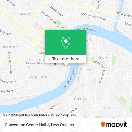 Convention Center Hall J map