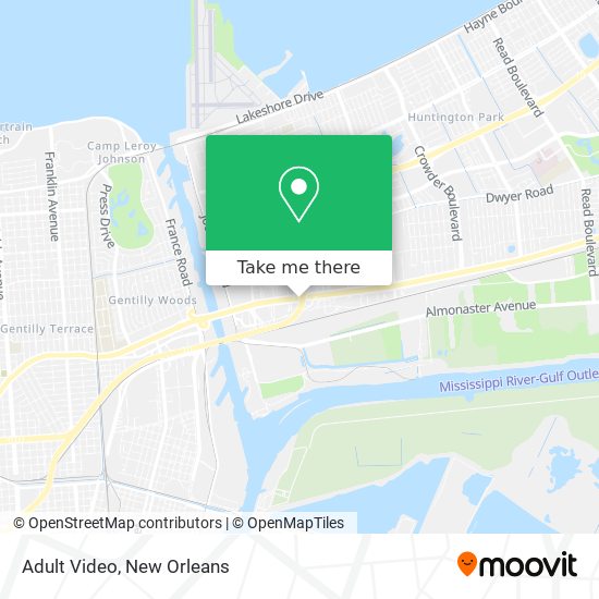 Mapa de Adult Video