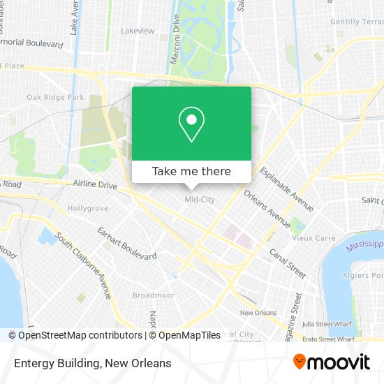 Entergy Building map