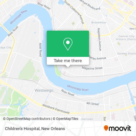 Children's Hospital map