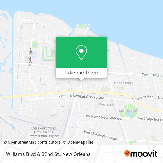 Mapa de Williams Blvd & 32nd St.