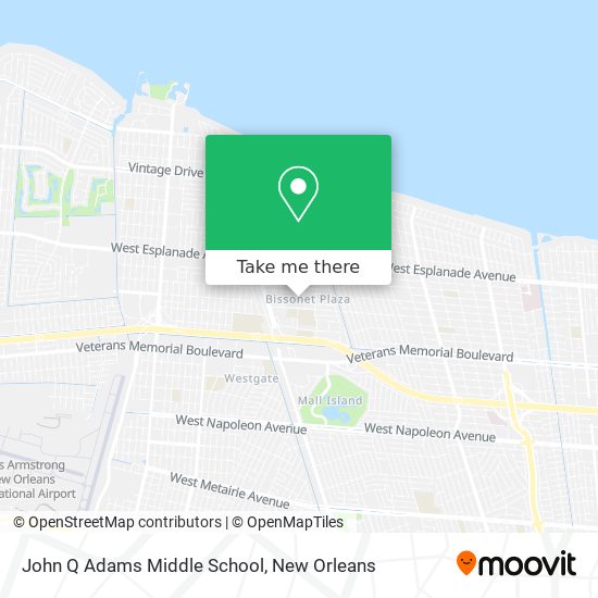 John Q Adams Middle School map