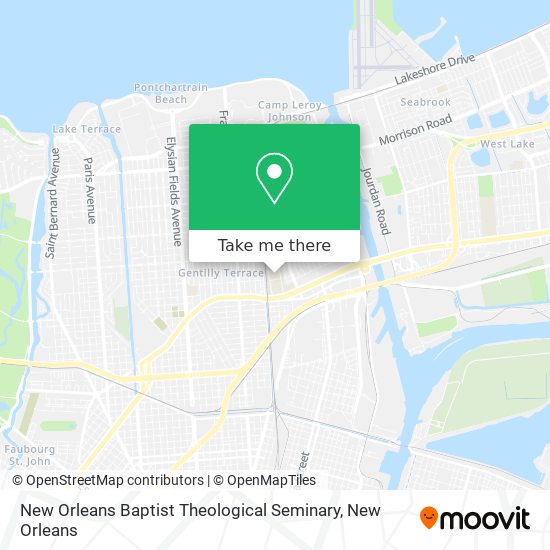 New Orleans Baptist Theological Seminary map
