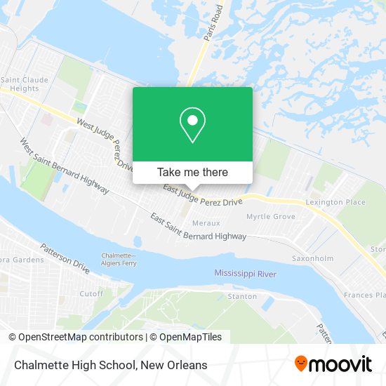 Mapa de Chalmette High School