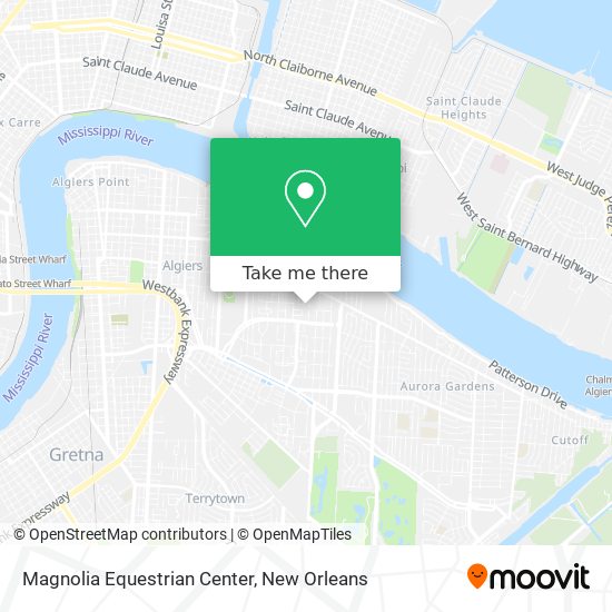Magnolia Equestrian Center map