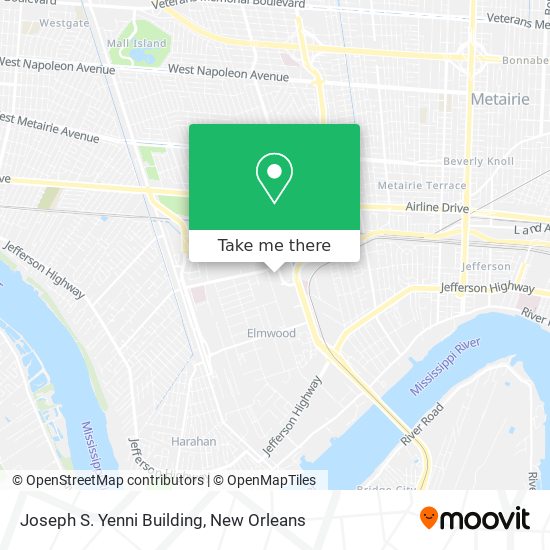 Joseph S. Yenni Building map