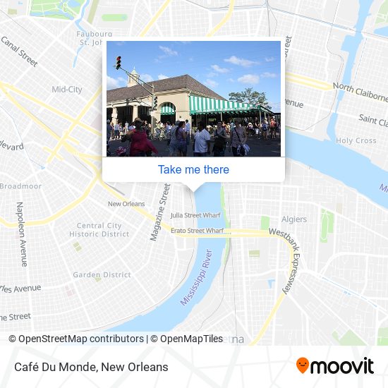 Café Du Monde map