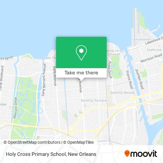 Mapa de Holy Cross Primary School