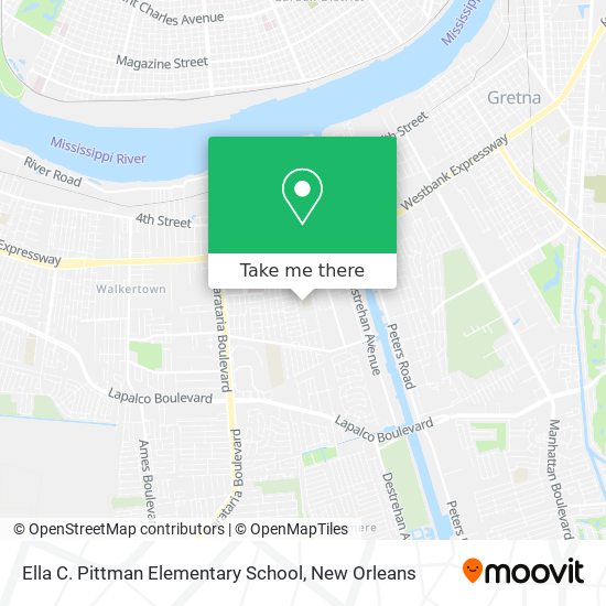 Mapa de Ella C. Pittman Elementary School
