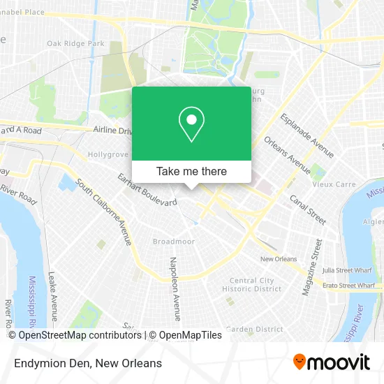 Mapa de Endymion Den