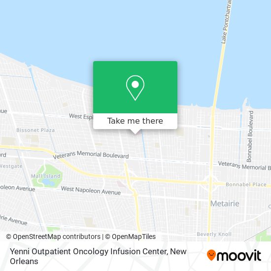Yenni Outpatient Oncology Infusion Center map