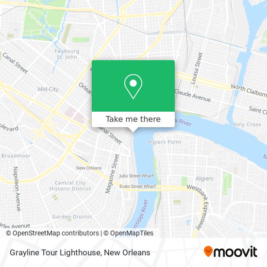 Mapa de Grayline Tour Lighthouse
