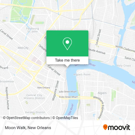 Moon Walk map