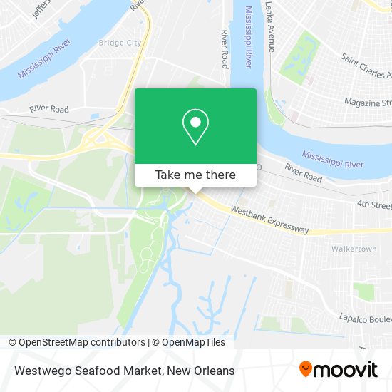 Mapa de Westwego Seafood Market