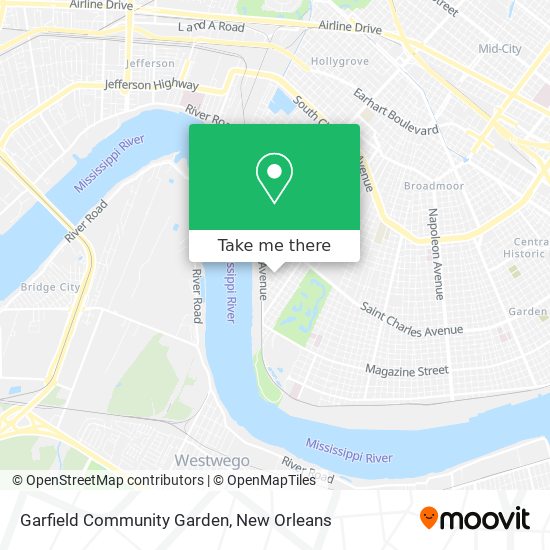 Garfield Community Garden map