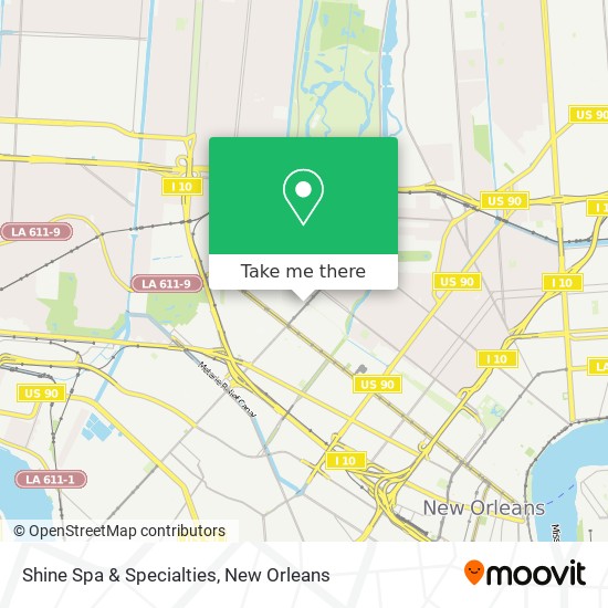 Shine Spa & Specialties map