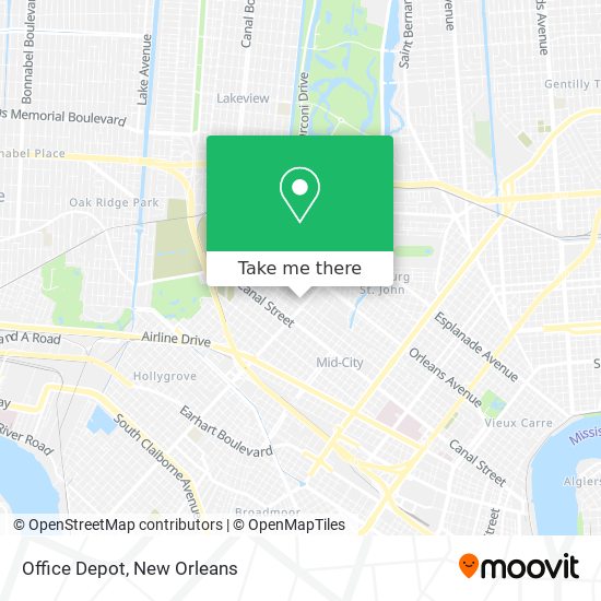 Office Depot map