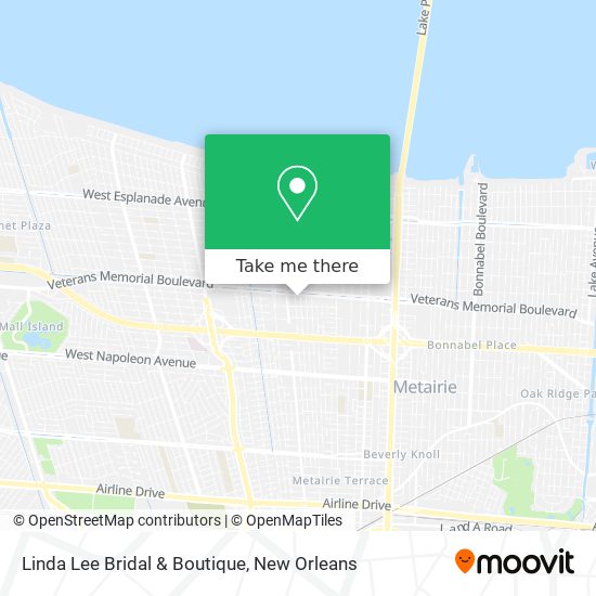 Linda Lee Bridal & Boutique map