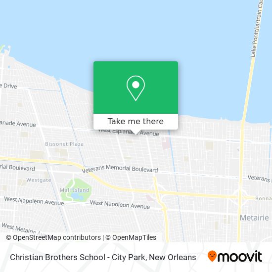 Mapa de Christian Brothers School - City Park