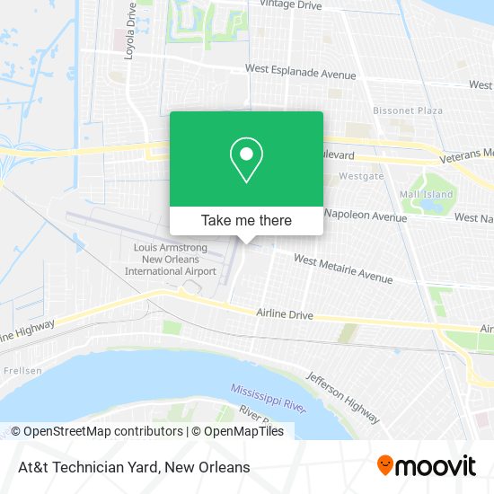 Mapa de At&t Technician Yard