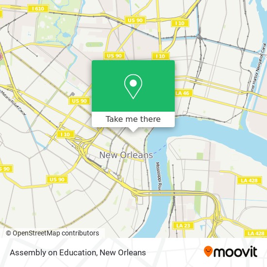 Mapa de Assembly on Education