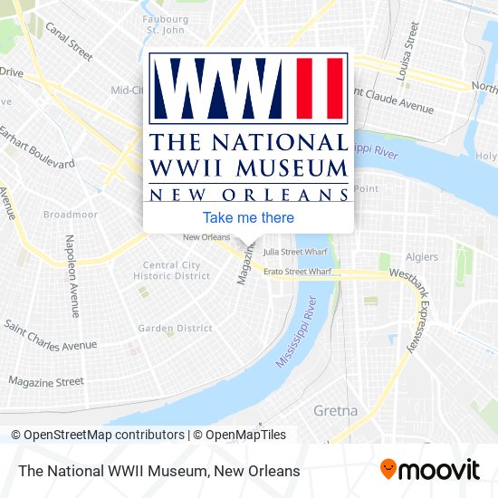 The National WWII Museum map