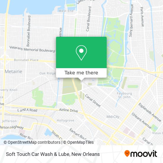 Mapa de Soft Touch Car Wash & Lube