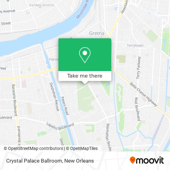 Crystal Palace Ballroom map