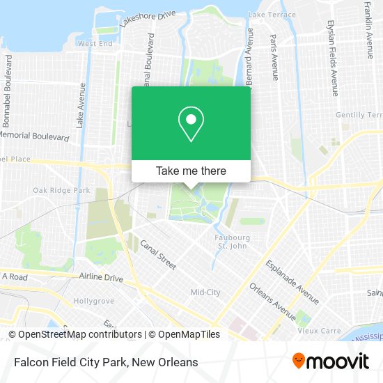 Falcon Field City Park map