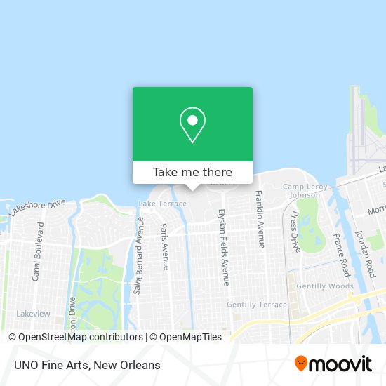 Mapa de UNO Fine Arts