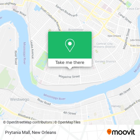 Prytania Mall map