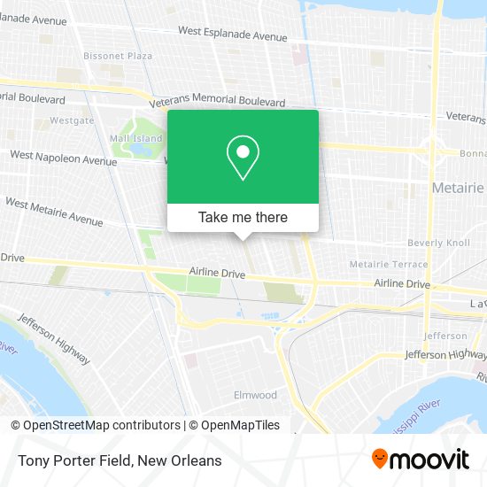 Tony Porter Field map