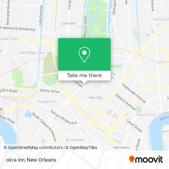 How To Get To Okra Inn In New Orleans By Bus Or Streetcar Moovit