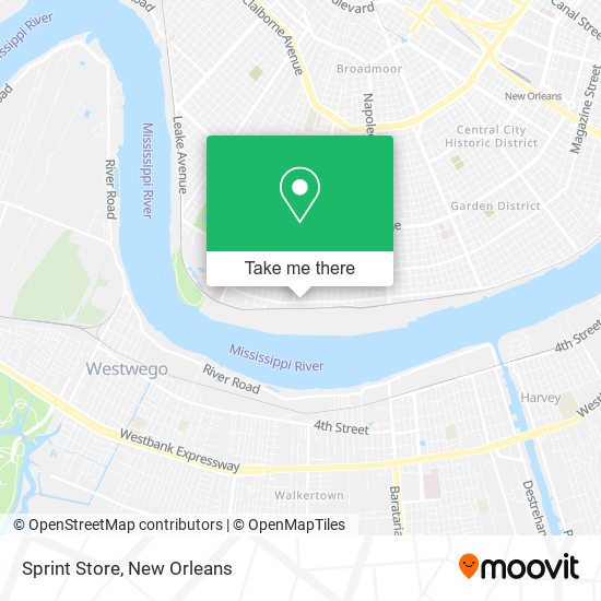 Sprint Store map