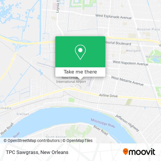 Mapa de TPC Sawgrass