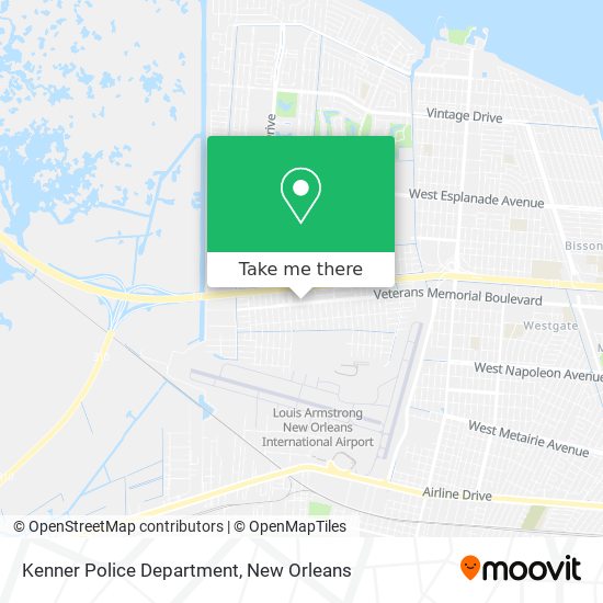 Mapa de Kenner Police Department