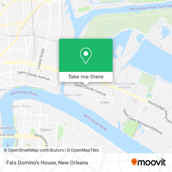 Mapa de Fats Domino's House