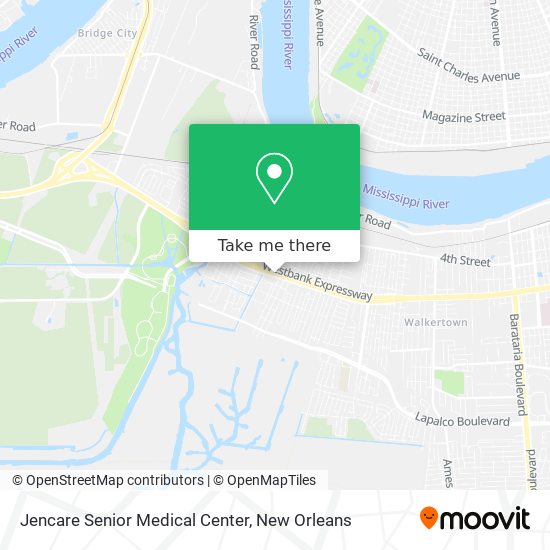 Jencare Senior Medical Center map