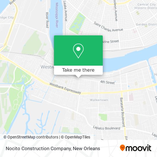 Nocito Construction Company map
