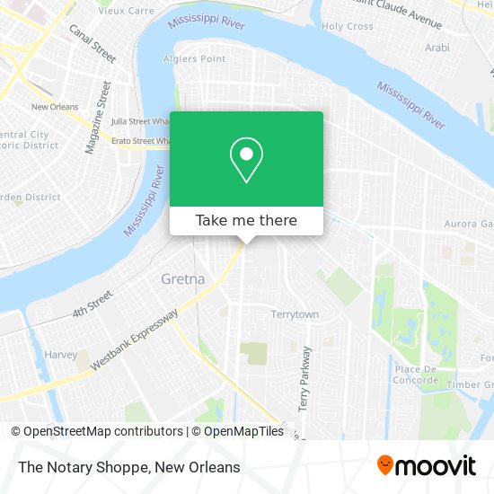 The Notary Shoppe map