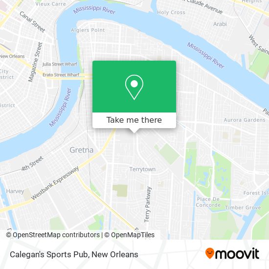 Calegan's Sports Pub map