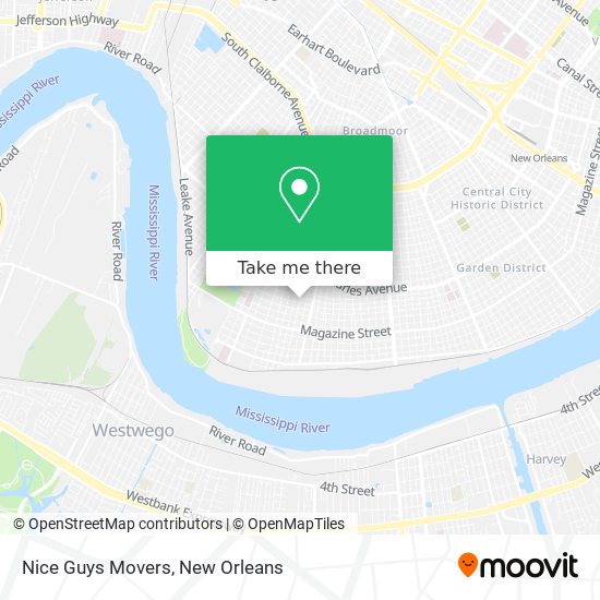 Nice Guys Movers map