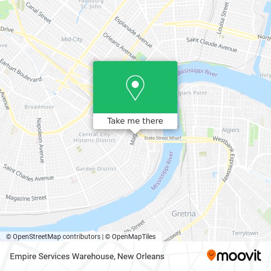 Mapa de Empire Services Warehouse