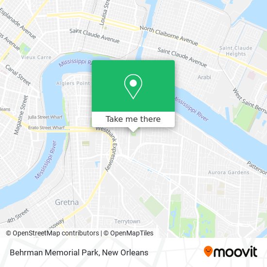 Behrman Memorial Park map