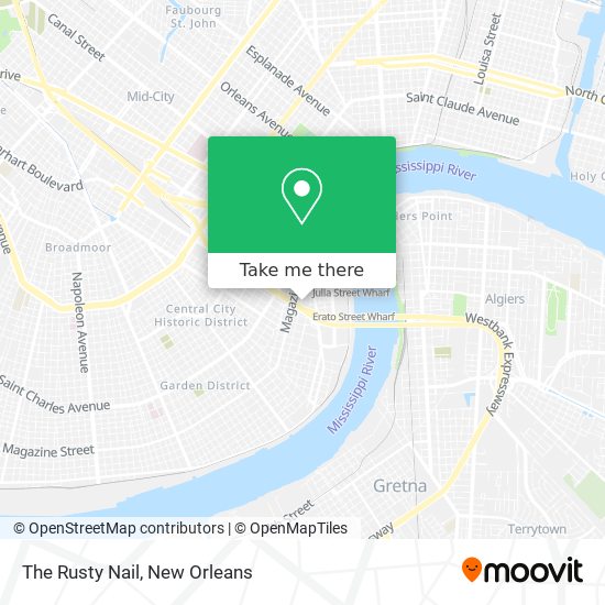 Mapa de The Rusty Nail