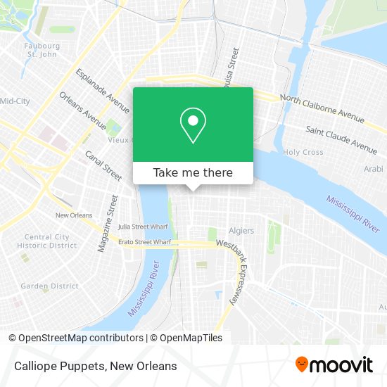 Mapa de Calliope Puppets